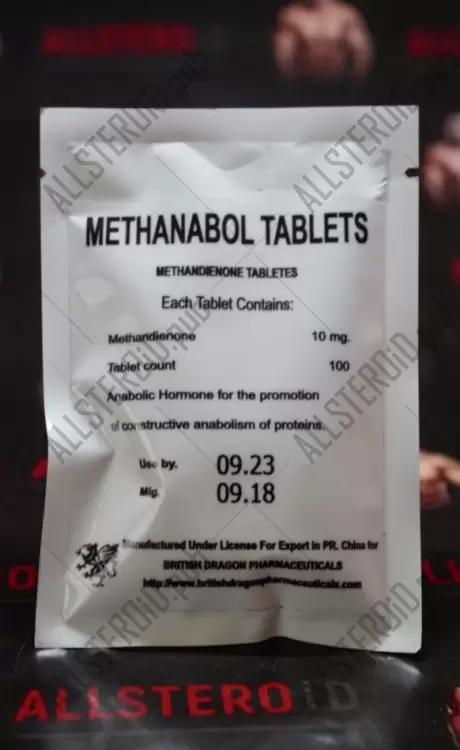 Methanabol 10мг, British Dragon