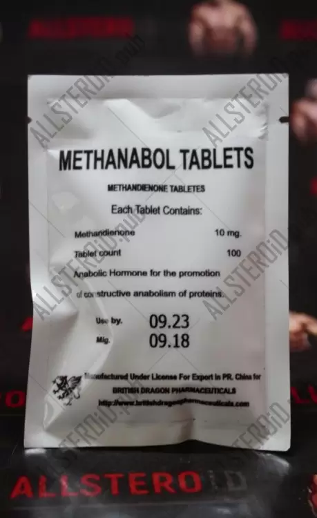 Methanabol 10мг, British Dragon